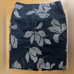 Ann Taylor floral pencil skirt
